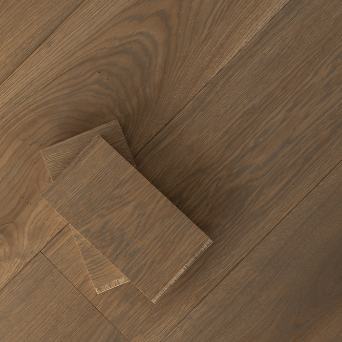 Grey Oak - Engineered Herringbone Hardwood