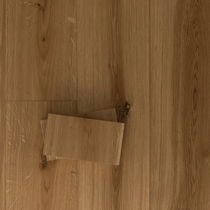 Natural Oak - Engineered Straight Plank Hardwood