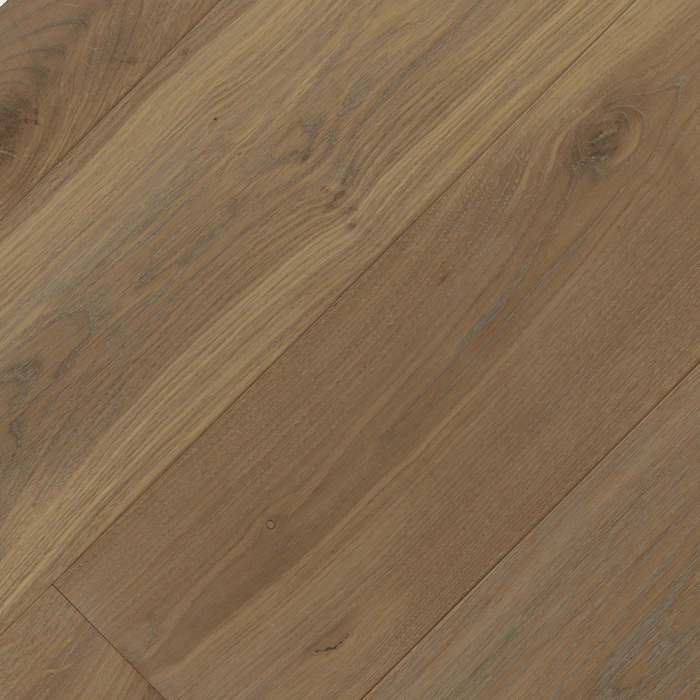 White Grey Oak - Engineered Herringbone Hardwood